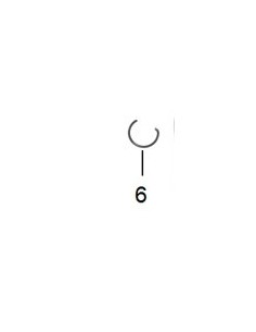 circlip del bulon de piston uk125 tipo c zairon zs3