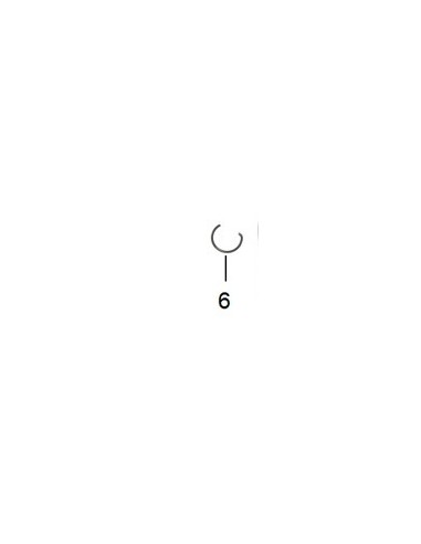 circlip del bulon de piston uk125 tipo c zairon zs3