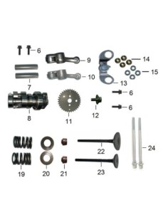 platillo superior del muelle de valvula gy6 125 zairon zs3