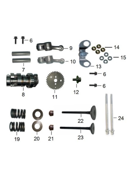 reten de valvula gy6 125 zairon zs3