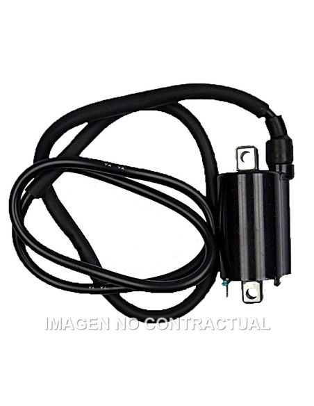 Bobina 12V - CC - 4,5 OHM - 2 Fastons - con cable 110 cm