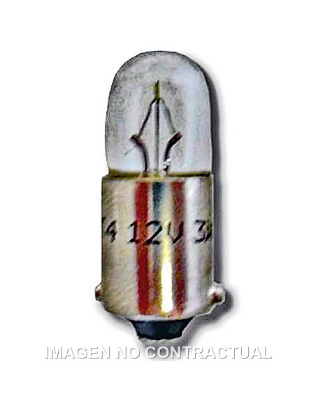 Lámpara Hert de posición/tablero Tubular de control 24V 5W
