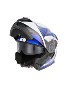 CASCO SEREL 2206 azul y blanco 0025201245062 | Motoauto