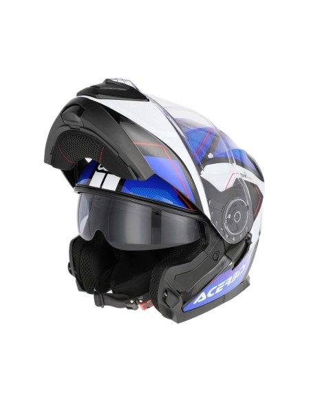 CASCO SEREL 2206 azul y blanco 0025201245062 | Motoauto