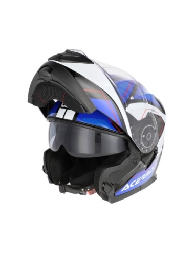 CASCO SEREL 2206 azul y blanco 0025201245064 | Motoauto