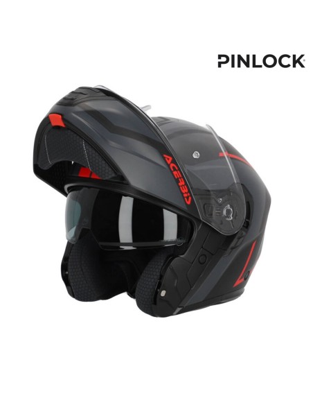 Casco modular Acerbis TDC gris y 0025339293066 | Motoauto