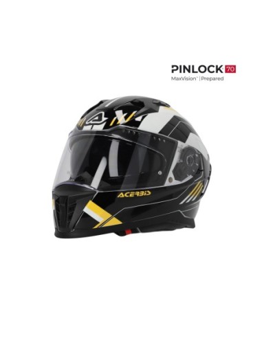 CASCO X-WAY GRAPHIC NEGRO AMARILLO 0026016318066 | Motoauto