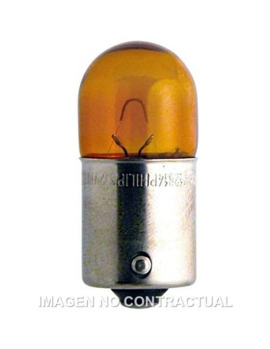 Lámpara Philips de intermitente RY10W  12V 10W Ambar