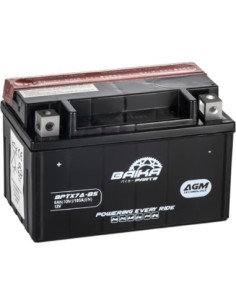 Batería Moto AGM Baika Parts YTX7A-BS MYTX7ABS | Motoauto