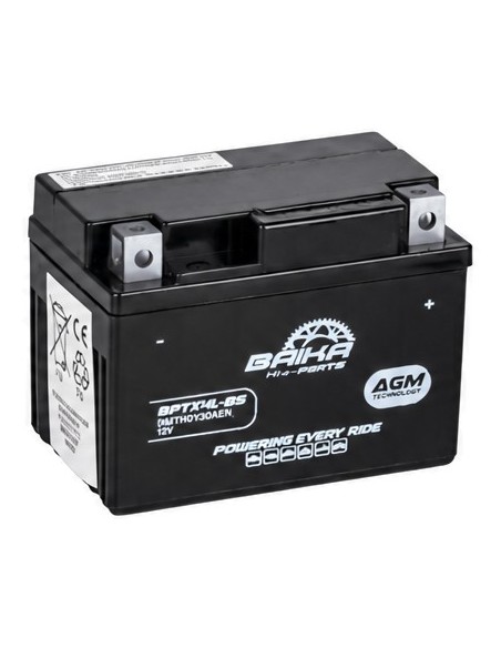 Batería Moto FA Activada  Baika Parts BPTX4LBS | Motoauto