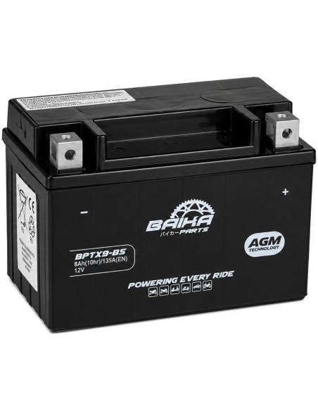Batería Moto FA Activada  Baika Parts BPTX9BS | Motoauto