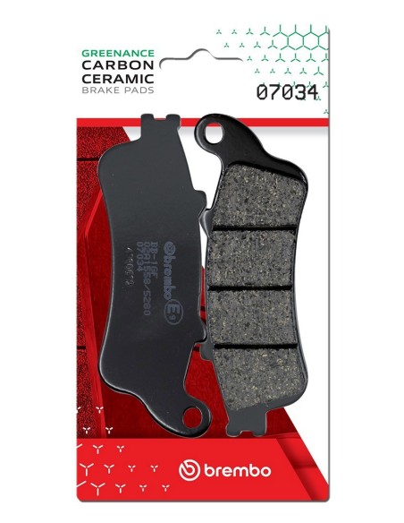 Pastillas de freno Brembo genuinas 07034 | Motoauto