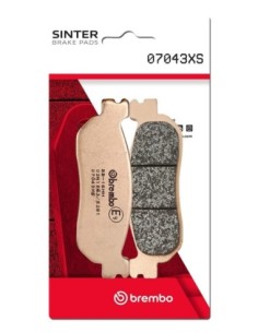 Pastillas freno Brembo sinterizadas 07043XS | Motoauto