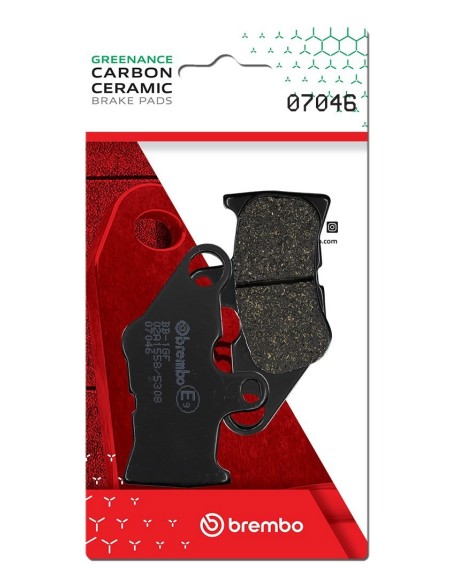 Pastillas de freno Brembo genuinas 07046 | Motoauto