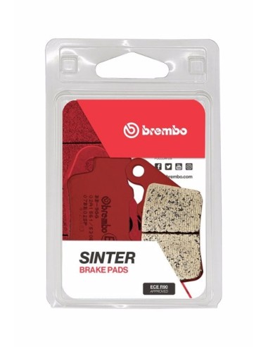 Pastillas freno Brembo sinterizadas 07BB02SP | Motoauto
