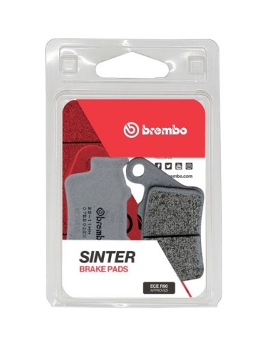 Pastillas freno Brembo sinterizadas 07BB02SX | Motoauto