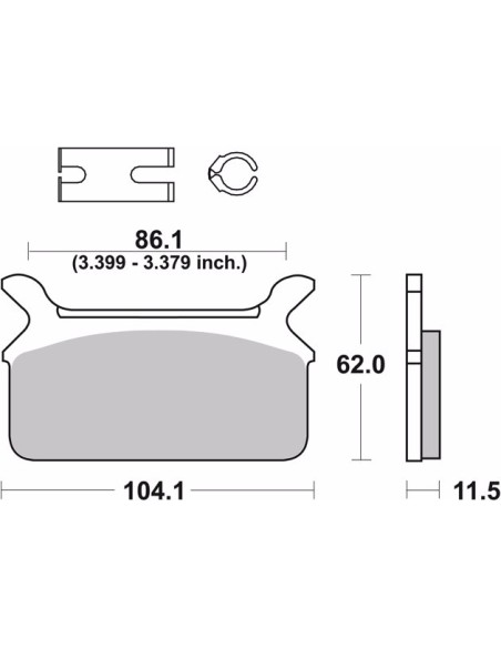 Pastillas de freno Brembo genuinas 07HD0910 | Motoauto