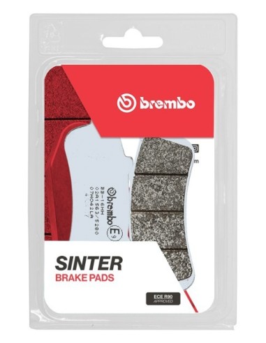Pastillas freno Brembo sinterizadas 07HO42LA | Motoauto