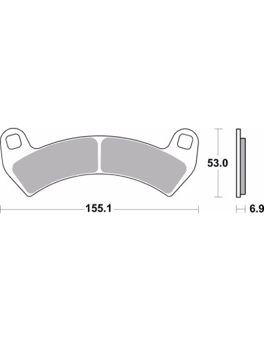 Pastillas freno Brembo sinterizadas 07PO14SX | Motoauto