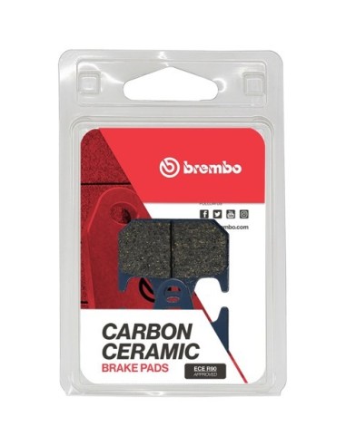 Pastillas de freno Brembo orgánicas 07YA29CC | Motoauto