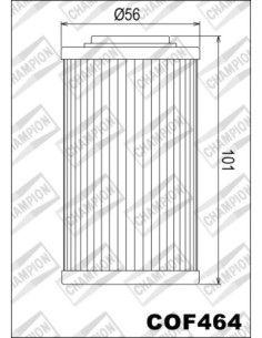 Filtro de aceite Champion COF464 COF464 | Motoauto