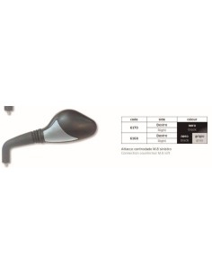 ESPEJO YAMAHA AEROZ BWS NITRO DCHO FAR6170 | Motoauto