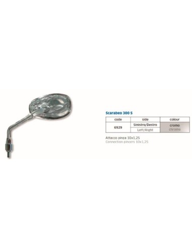 ESPEJO FAR APRILIA SCARABEO 300 FAR6929 | Motoauto