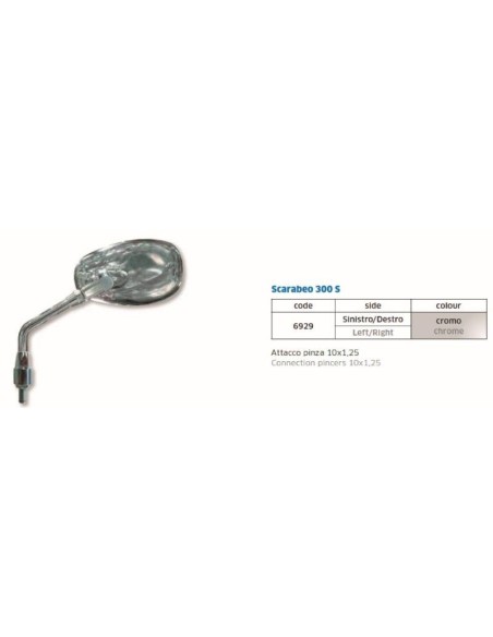 ESPEJO FAR APRILIA SCARABEO 300 FAR6929 | Motoauto