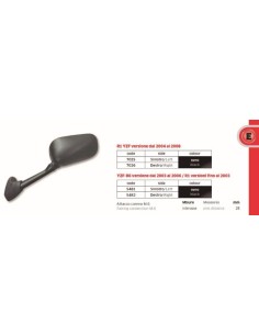 ESPEJO YAMAHA R-1  04-08  IZDO FAR7025 | Motoauto