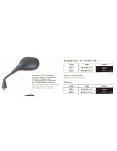 ESPEJO Sixteen IZQ FAR7251 | Motoauto