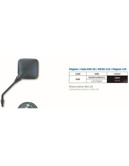 ESPEJO FAR APRILIA PEGASO   CUBE RX IZQ FAR848 | Motoauto