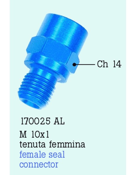 REDUCCION  MF 10X1 aluminio Negro 170025AL-NE | Motoauto