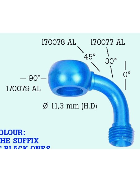 Banjo 30 D 11.3mm (H.D) 170077AL-BL | Motoauto
