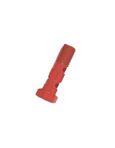 TORNILLO  DOBLE 10X1,25 ALUMINIO ROJO B19006AL-RO | Motoauto