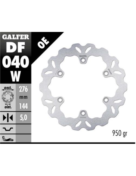 Disco GALFER Wave Fijo 276x5mm DF040W | Motoauto
