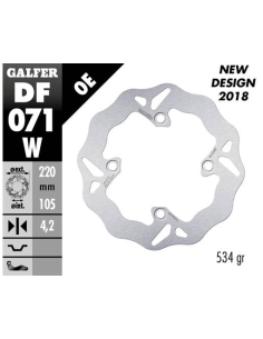 Disco GALFER Wave Fijo 220x4mm DF071W | Motoauto