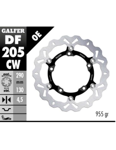 Disco GALFER Wave Flotante Completo (C DF205CW | Motoauto