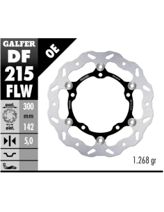 Disco GALFER Wave Flotante (C. Acero) DF215FLW | Motoauto