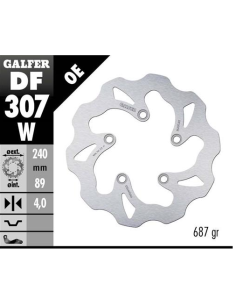 Disco GALFER Wave Fijo 240x4mm DF307W | Motoauto