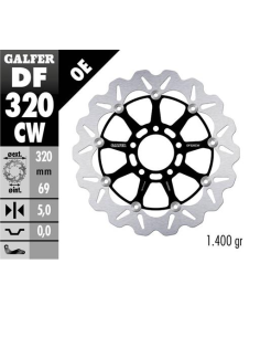 Disco GALFER Wave Flotante Completo (C DF320CW | Motoauto