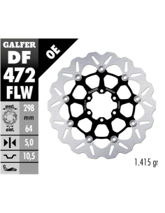Disco GALFER Wave Flotante (C. Acero) DF472FLW | Motoauto