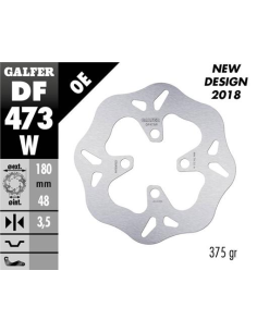Disco GALFER Wave Fijo 180x3.5mm DF473W | Motoauto