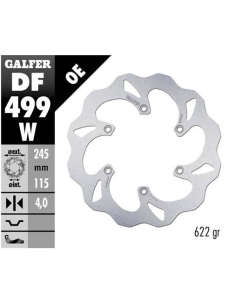 Disco GALFER Wave Fijo 245X4mm DF499W | Motoauto