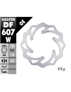 Disco GALFER Wave Fijo 220x4mm DF607W | Motoauto