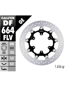 Disco GALFER Round Flotante (C. Acero) DF664FLV | Motoauto