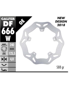 Disco GALFER Wave Fijo 240x4mm DF666W | Motoauto