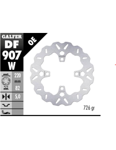 Disco GALFER Wave Fijo 220x5mm DF907W | Motoauto