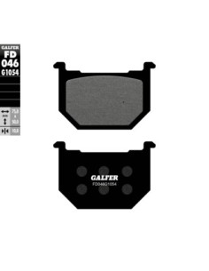 Pastillas GALFER FD046G1054 Semi Metal FD046G1054 | Motoauto