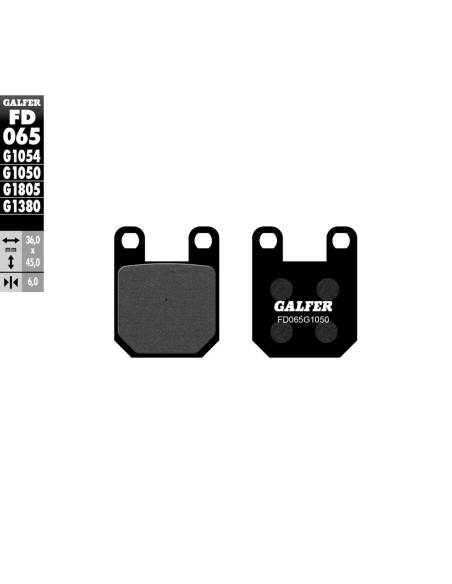 Pastillas GALFER FD065G1050 Scooter FD065G1050 | Motoauto