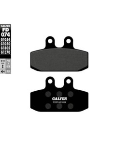 Pastillas GALFER FD074G1054 Semi Metal FD074G1054 | Motoauto